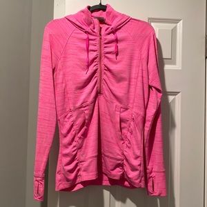 Athleta Quarter Zip Activewear Hoodie. Size M. Pink. In great condition ‼️